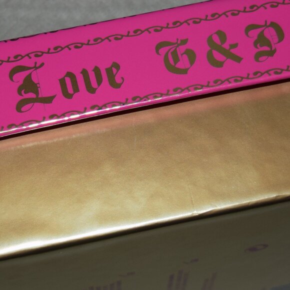 Juicy Couture Pink Gold Logo Perfume Empty Box 12" x 8.5 x 3" VIVA LA JUICY L24 - Picture 5 of 7
